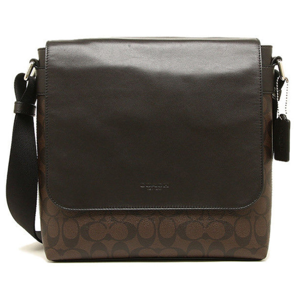 coach men's charles messenger bag